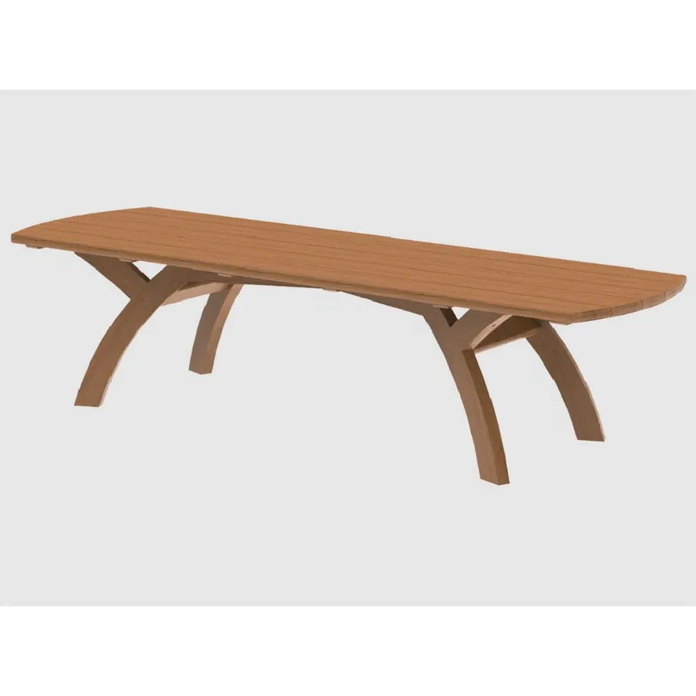 Sauchie Large Garden Dining Table - Natural, Teak