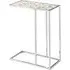 Sauna Agate Side Table - White, Steel