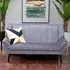 Savinos 2-Seater Sofa - Grey, Velvet