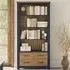 Savona Bookcase with 3 Drawers - Blue, Oak