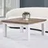 Savona Square Coffee Table - White, Oak