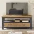 Savona TV Stand with 2 Drawers - Blue, Oak