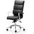 Savoy Executive Office Chair with Arms - Black, Leather