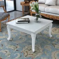 Savva Small Coffee Table - White, High Gloss