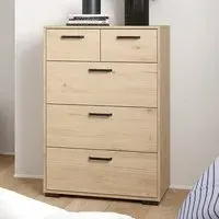 Sayreville 5-Drawer Chest - Jackson Hickory, Wood