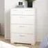 Sayreville 5-Drawer Chest - White, Wood