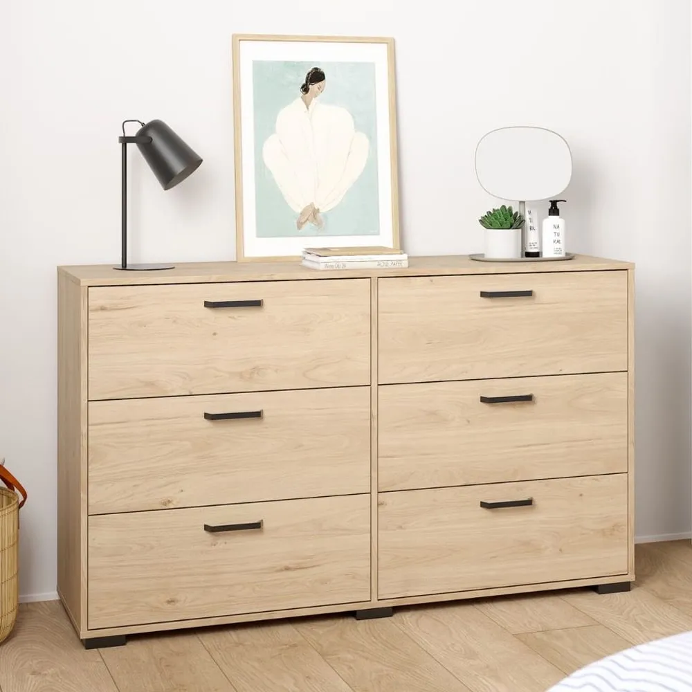 Sayreville 6-Drawer Chest - Jackson Hickory, Wood
