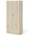 Scalia Wardrobe with 2 Doors 1 Drawer - Oak