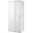 Scalia Wardrobe with 2 Sliding Doors - White, MDF