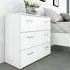 Scalia Wooden Chest of 3 Drawers - White