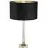 Scarborough Table Lamp - Black, Velvet