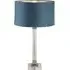 Scarborough Table Lamp - Teal, Velvet
