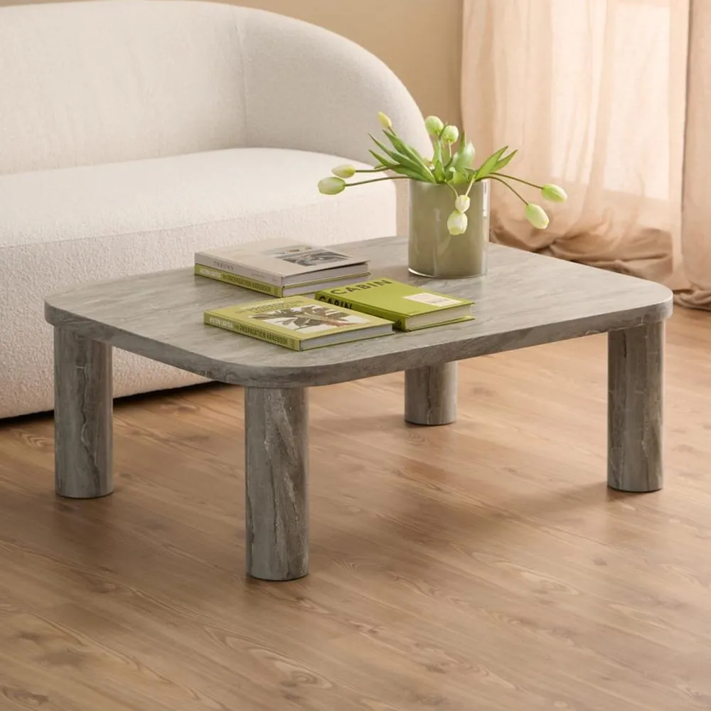Schijndel Rectangular Coffee Table - Grey, Wood