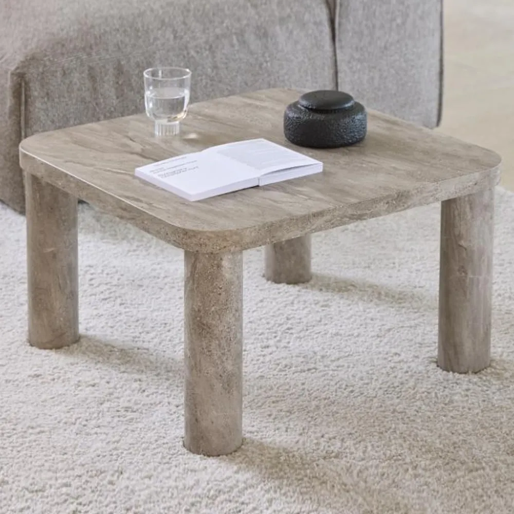 Schijndel Square Coffee Table - Grey, Wood