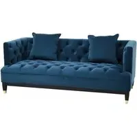 Scranton 2-Seater Sofa - Navy, Fabric