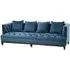 Scranton 3-Seater Sofa - Navy, Fabric