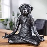 Scranton Aluminium Monkey Sculpture - Anthracite