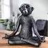 Scranton Aluminium Monkey Sculpture - Anthracite