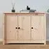 Secia Sideboard with 3 Doors - Natural, Pinewood