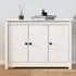 Secia Sideboard with 3 Doors - White, Pinewood