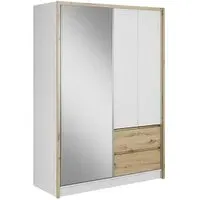 Sedona 154cm Wardrobe with Sliding Doors - Artisan Oak