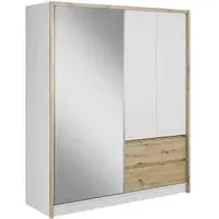 Sedona 184cm Wardrobe with Sliding Doors - Artisan Oak