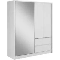 Sedona 184cm Wardrobe with Sliding Doors - Matt White