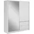 Sedona 184cm Wardrobe with Sliding Doors - Matt White