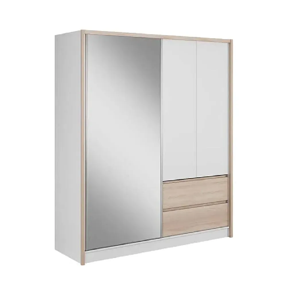 Sedona 184cm Wardrobe with Sliding Doors - Sonoma Oak