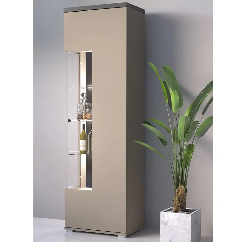 Seguin Display Cabinet with 1 Door - Anthracite image