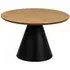 Seguin Medium Round Coffee Table - Black, Oak