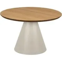 Seguin Medium Round Coffee Table - Grey, Oak