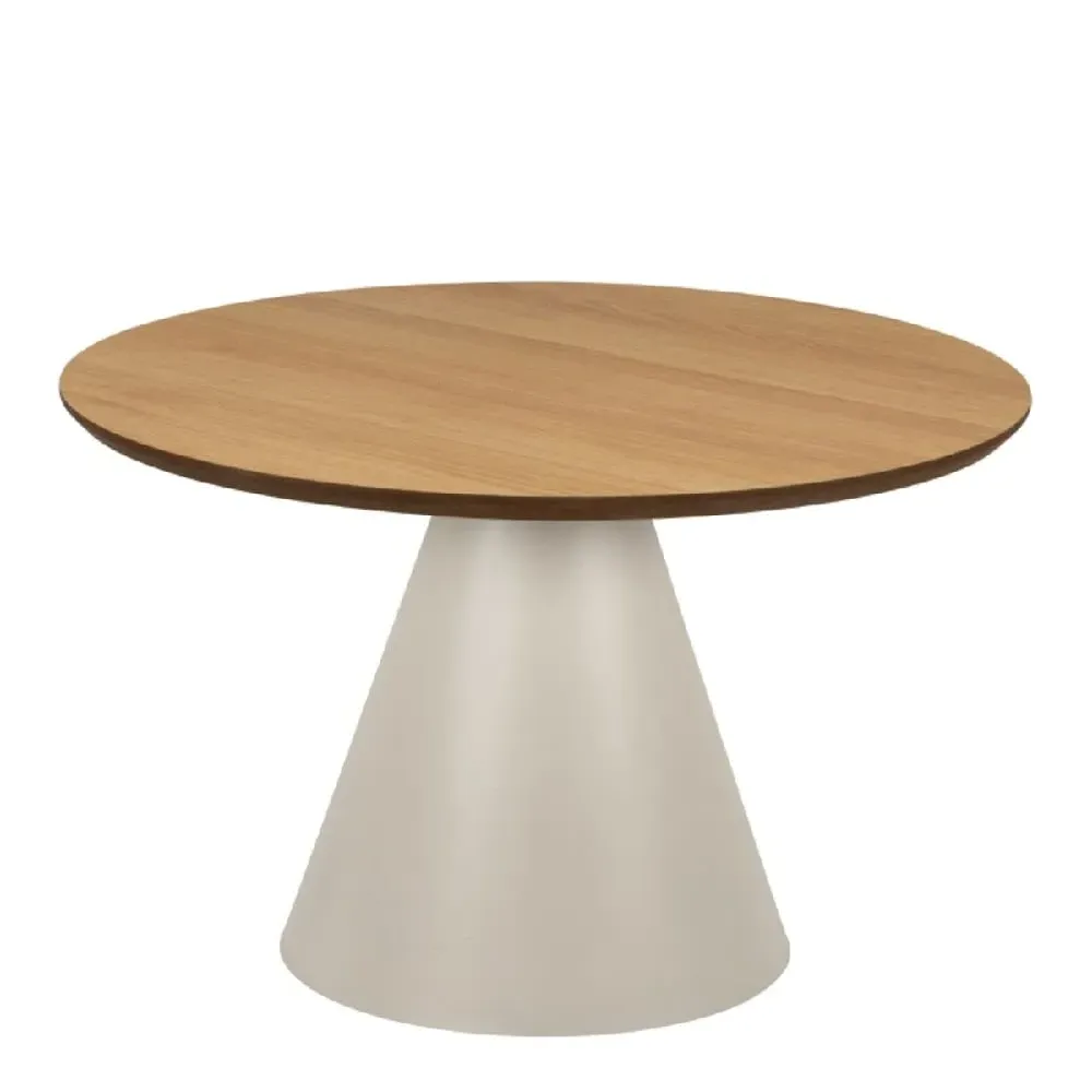 Seguin Medium Round Coffee Table - Grey, Oak