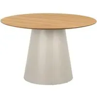 Seguin Round Dining Table - Grey, Oak