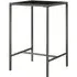 Selah 70cm Bar Table - Grey, Glass