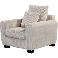 Selden 1-Seater Sofa with Black Legs - Mocha, Fabric