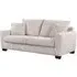 Selden 3-Seater Sofa with Black Legs - Mocha, Fabric