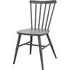 Selden Outdoor Side Chairs - Retro Dark Grey, Aluminium