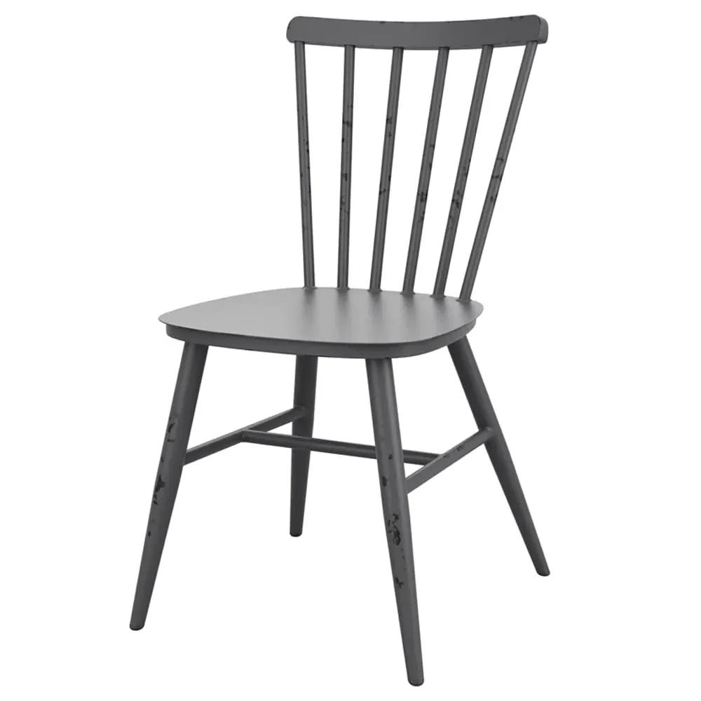 Selden Outdoor Side Chairs - Retro Dark Grey, Aluminium image