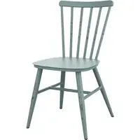 Selden Outdoor Side Chairs - Retro Light Blue, Aluminium