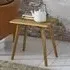 Selma Square Side Table - Oak, Solid Wood