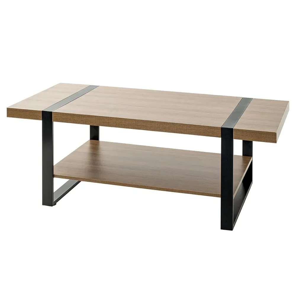 Senatobia Coffee Table - Black, Natural