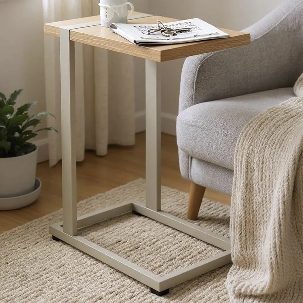 Senatobia End Table - Grey, Oak