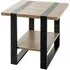 Senatobia Square End Table - Black, Natural