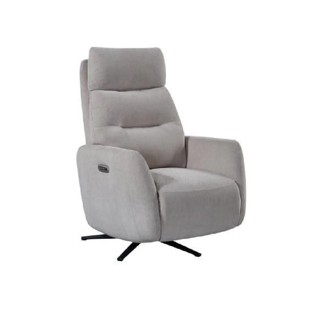 Seneca Electric Recliner Chair - Natural, Fabric