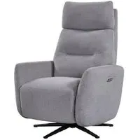 Seneca Recliner Chair - Pewter, Fabric