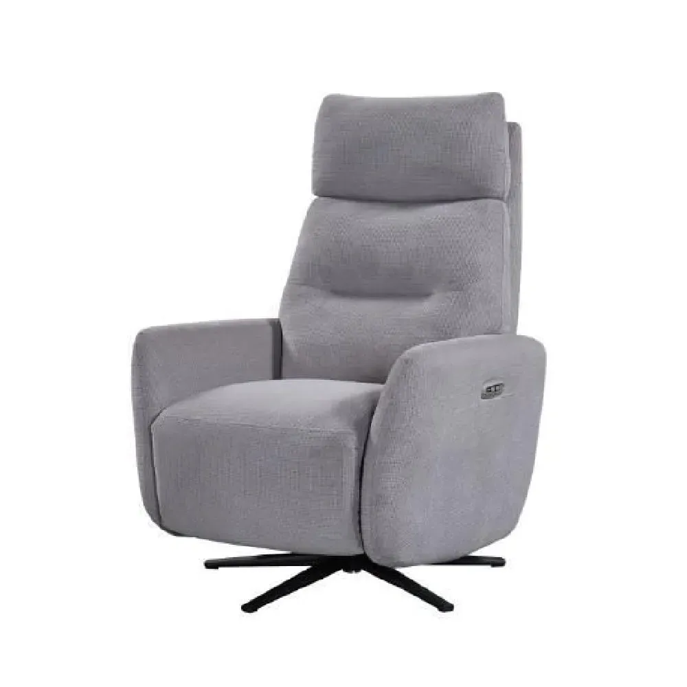Seneca Recliner Chair - Pewter, Fabric