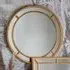 Sentara Round Wall Mirror - Gold