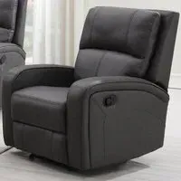 Seoul 1-Seater Recliner Sofa - Grey, Fabric