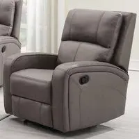 Seoul 1-Seater Recliner Sofa - Taupe, Fabric